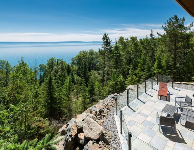 Terrace and view