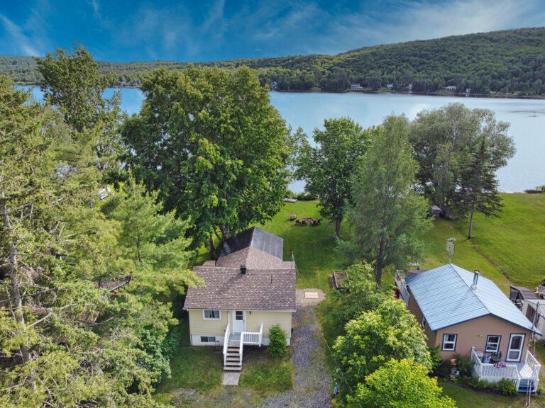 Chalet, view from the air