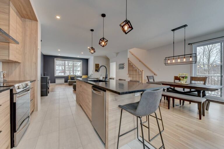 Kitchen and dining room