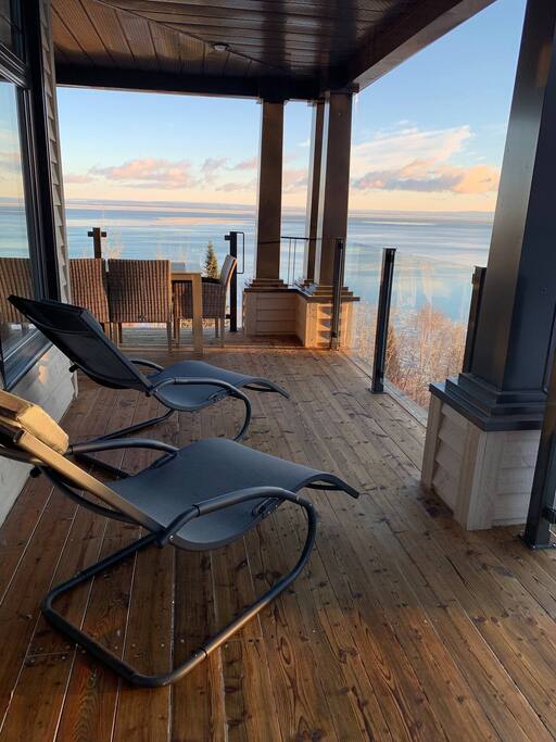 Terrasse avec vue