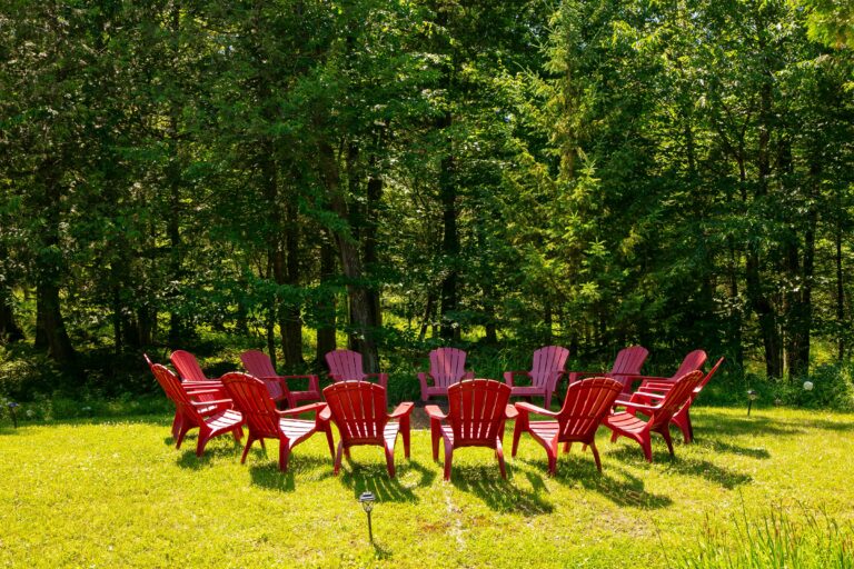 Outdoors, fire pit