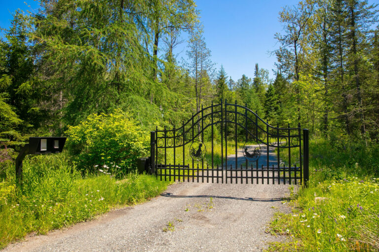 The entrance
