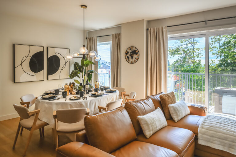 Living room, dining room