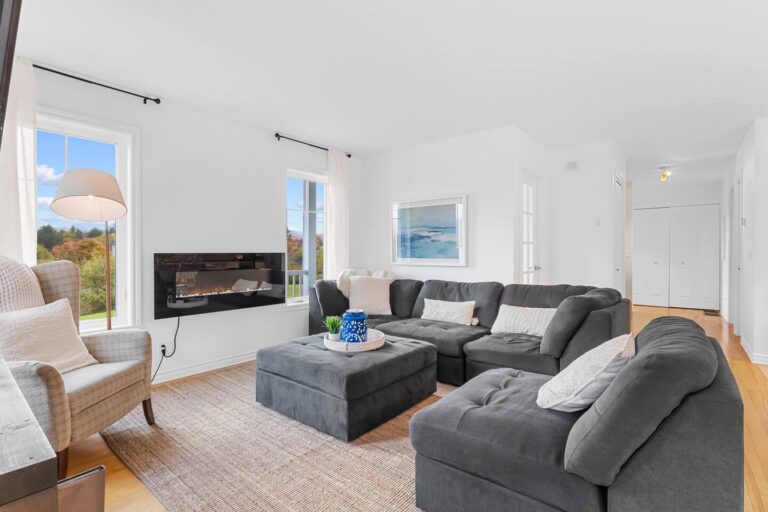 Living room (electric fireplace)