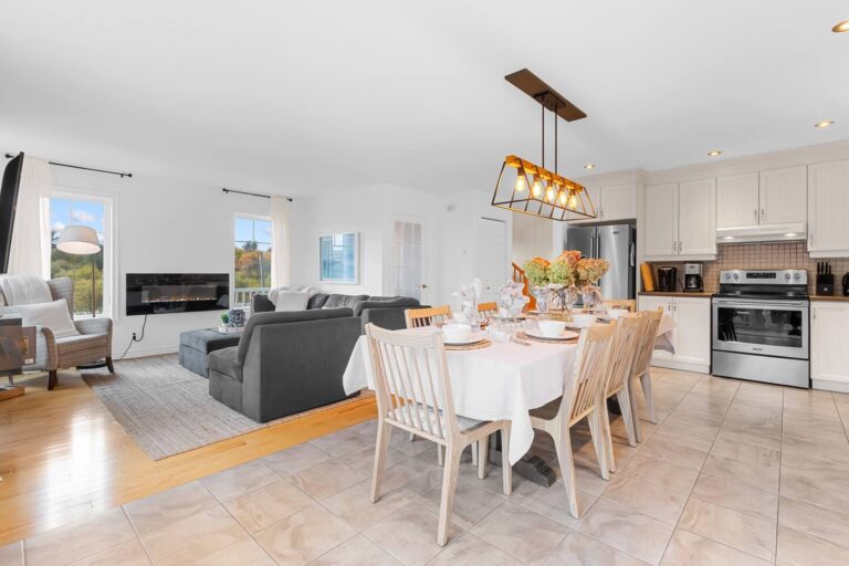 Overview of living spaces